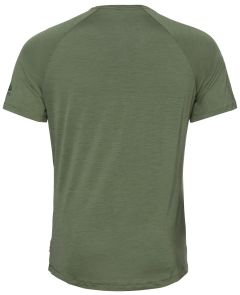 Concord T-Shirt Natur Merinould og Lyocell – Mat grøn