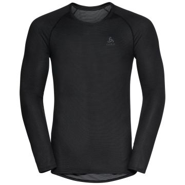 Odlo Active F-Dry Light Eco Baselayer Top Langærmet – Sort
