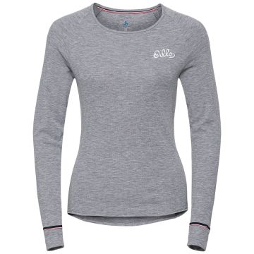 Odlo originals Women's Syntetisk Baselayer Top Crew - Grå
