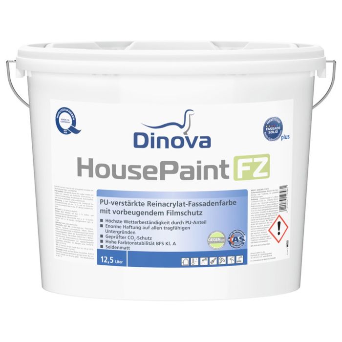 PU-forstærket facademaling - Dinova HousPaint FZ
