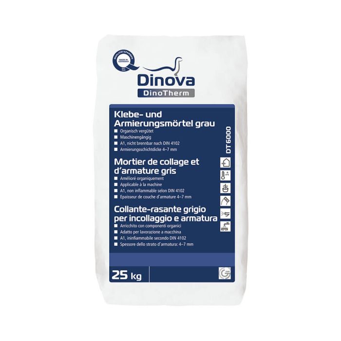 Dinova Klæbe & Armeringsmørtel DT1000 – Optimal Facadeløsning