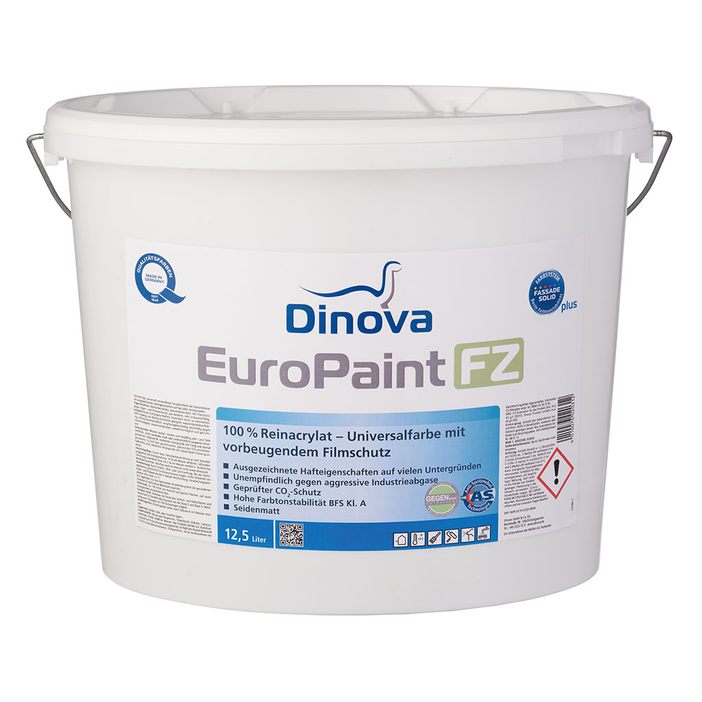 Se Facademaling : Dinova EuroPaint FZ-12,5 liter hos Rockidan