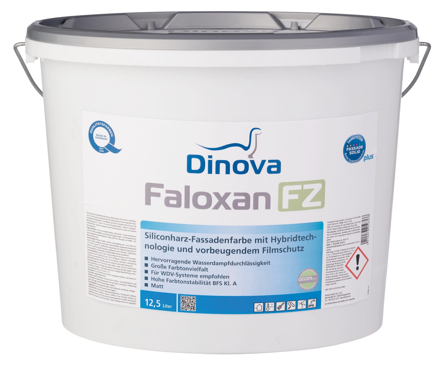 Se Facademaling: Dinova Faloxan FZ-12,5 liter hos Rockidan