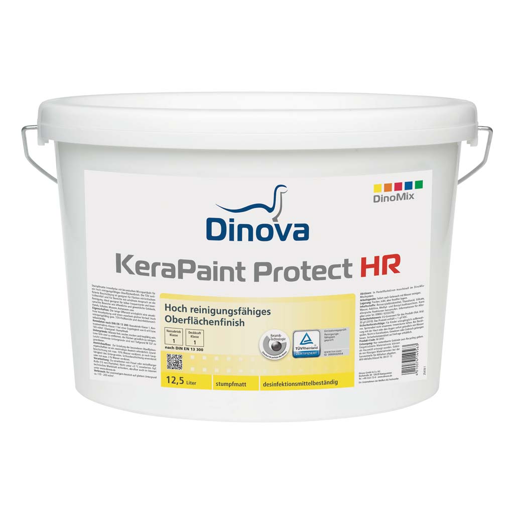Billede af Dinova KeraPaint Protect HR -1 liter vægmaling