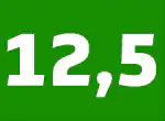 12.5 liter