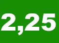 2,25 liter