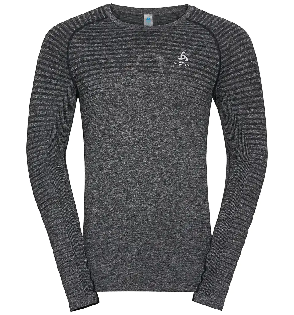 Odlo Baselayer T-shirt l/s Crew - Grå