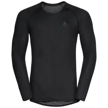 Odlo Active F-Dry Light Eco Baselayer Top Langærmet – Sort