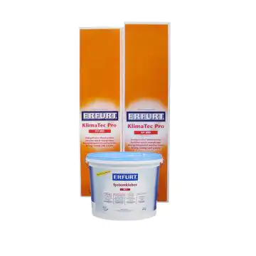 Effektiv vægbehandling: Klimatec Pro KV 600 & Klima-Tec Systemklæber SR2