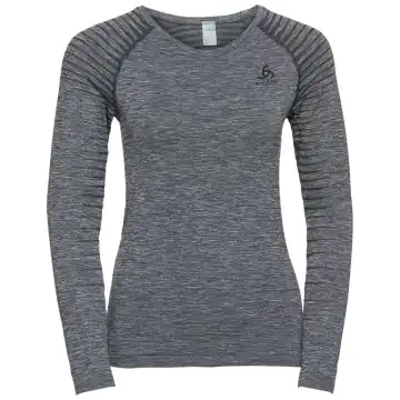 Odlo Women's Baselayer TOP Crew - Grå | Køb hos Rockidan