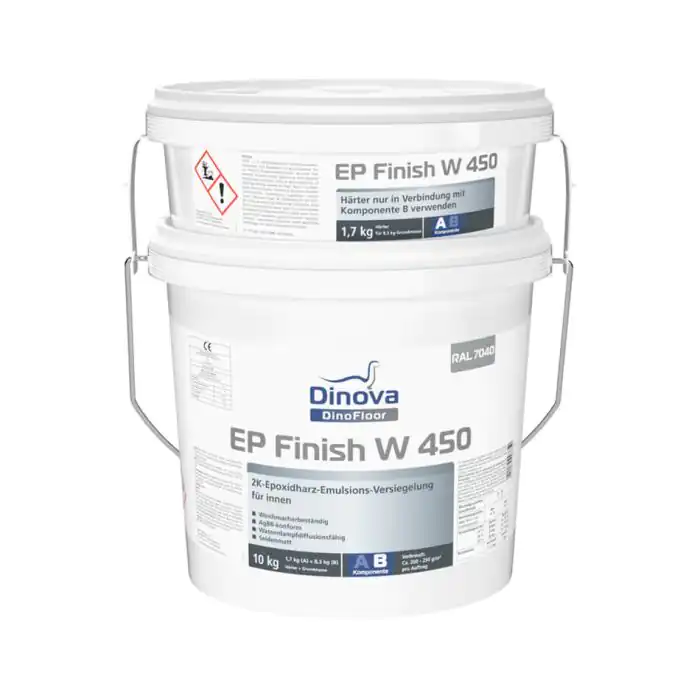 DINOFLOOR EP FINISH W 450: Vandemulgeret Epoxymaling til Indvendige Gulve
