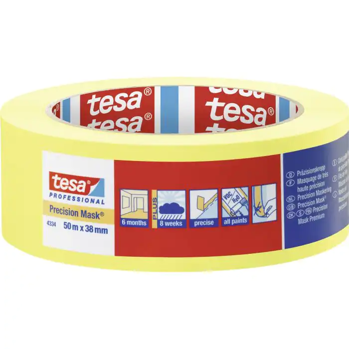Præcise Farvekanter med tesa Præcisionscrepe® 4344