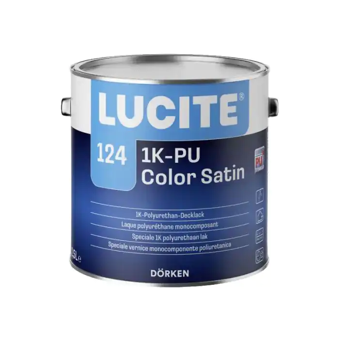 LUCITE® 124 1K-PU Color Satin | Ridsefast & Slidstærk Farvelak