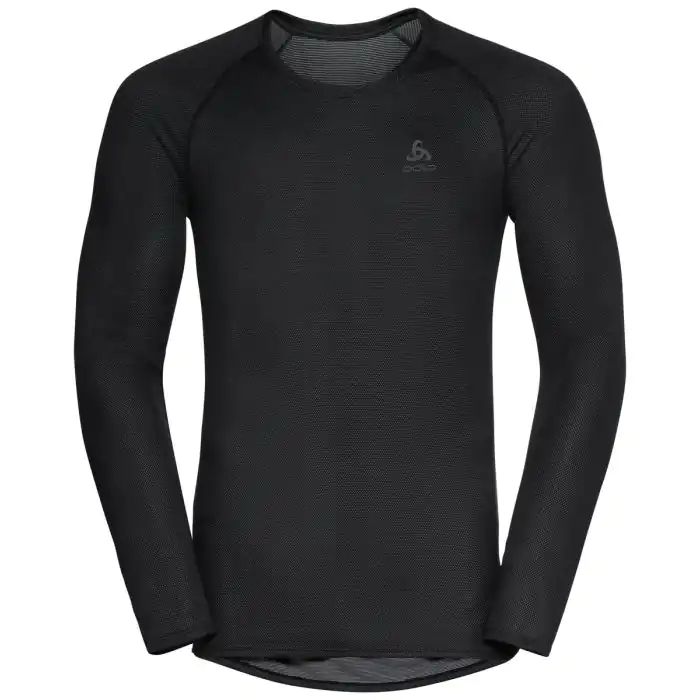 Odlo Active F-Dry Light Eco Baselayer Top Langærmet – Sort