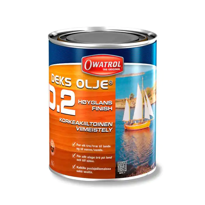 Owatrol Deks Olie D2 - Højglans Træbeskyttelse