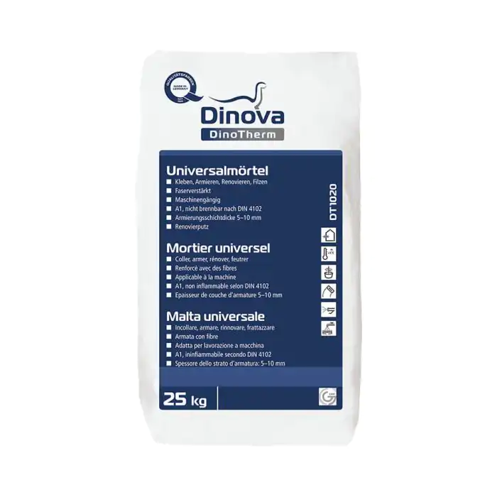 Dinova Universalmørtel DT1020 – Til effektiv facaderenovering