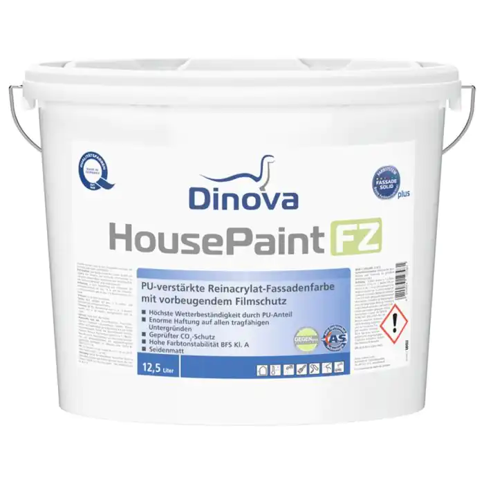 PU-forstærket facademaling - Dinova HousPaint FZ
