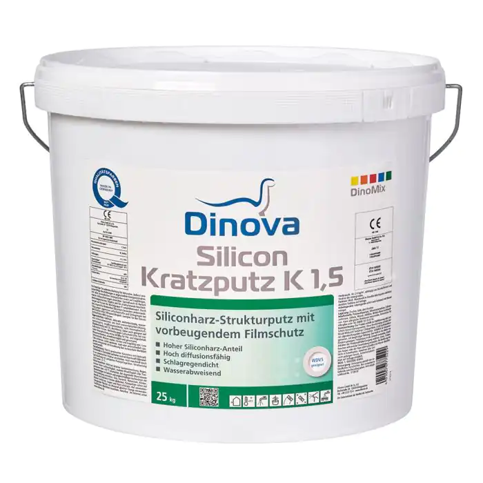Dinova Silicon-Facadepuds K15 - Topkvalitet Facadepuds