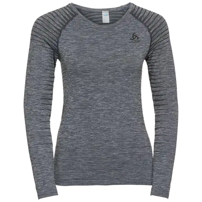 Odlo Women's Baselayer TOP Crew - Grå | Køb hos Rockidan