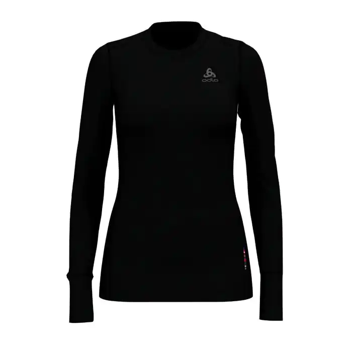 Odlo Women's 100% Merino Warm Baselayer - Sort