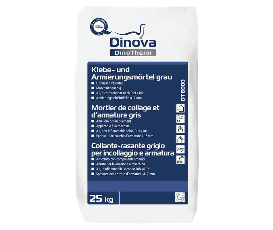 Dinova Klæbe & Armeringsmørtel DT1000 – Optimal Facadeløsning