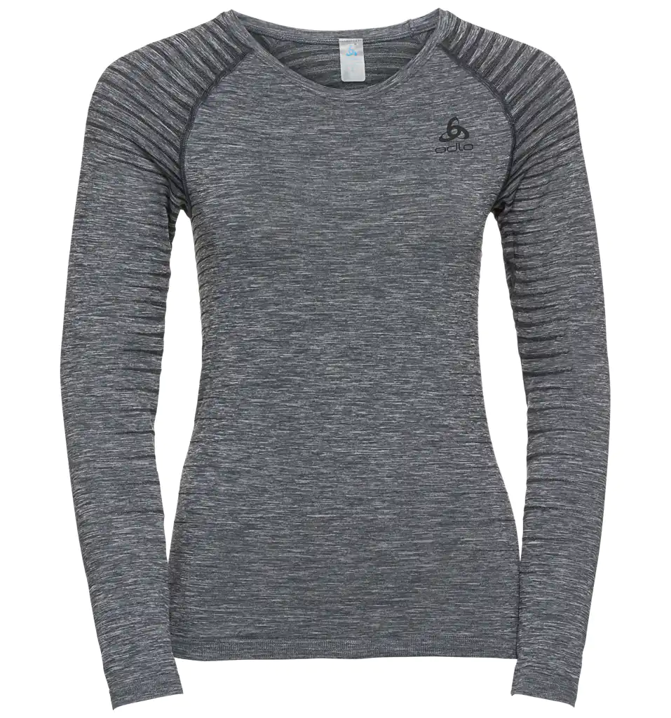 Odlo Women's Baselayer TOP Crew - Grå | Køb hos Rockidan