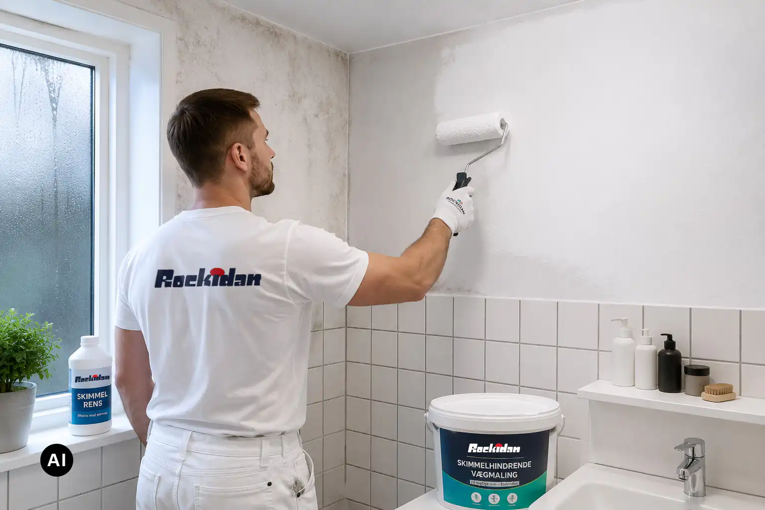 Skimmelhindrende maling og skimmelsanering