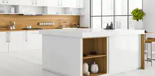 Vægge i køkken og bad