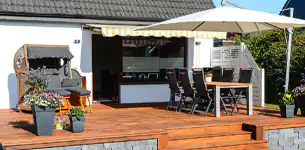 Terasse og beblædningsbrædder