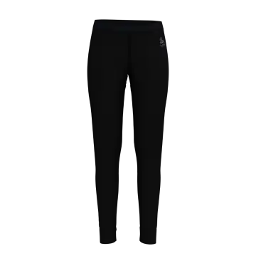 Odlo Women's Merino Warm Baselayer Pants - Sort