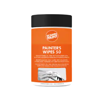 SCANDIPAINT Painter’s Wipes | Citrus wipes til maling, olie, lim & snavs (80 stk.)