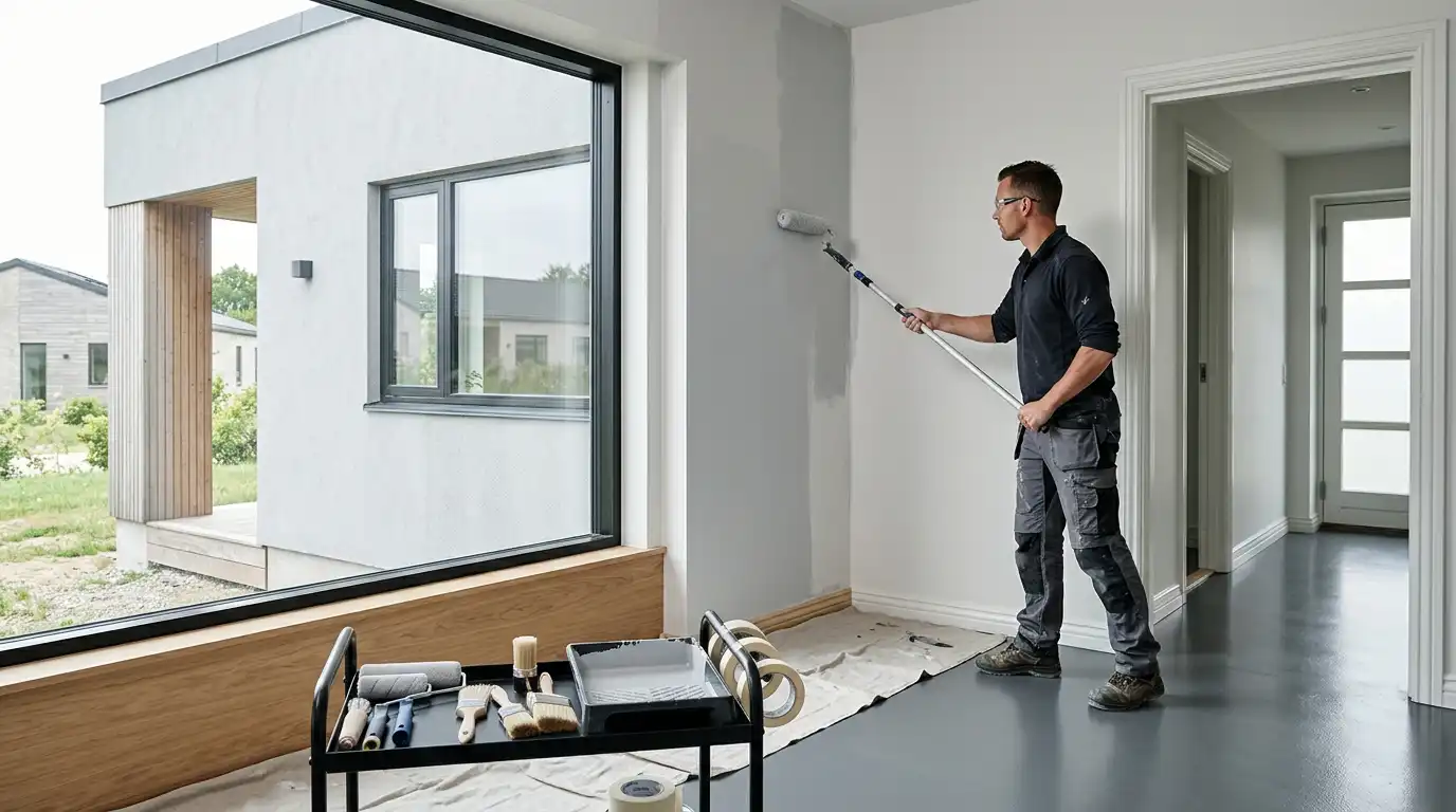 Maling til vægge, træværk, facade og gulv – guide til valg af maling